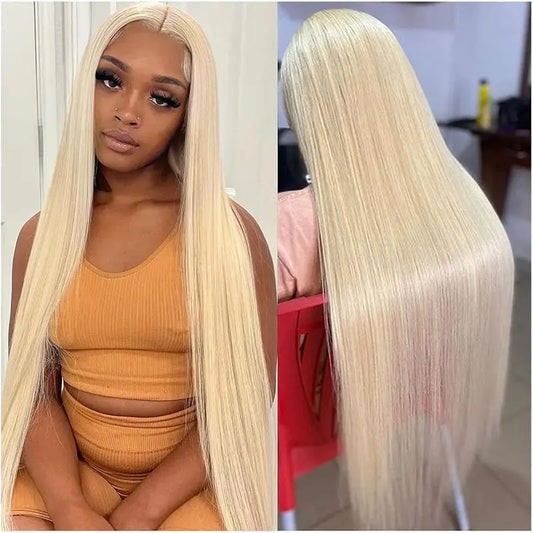 Luxury 613 HD Lace Front Straight Blonde Wig - Stylish Human Hair Wigs on Sale for Women