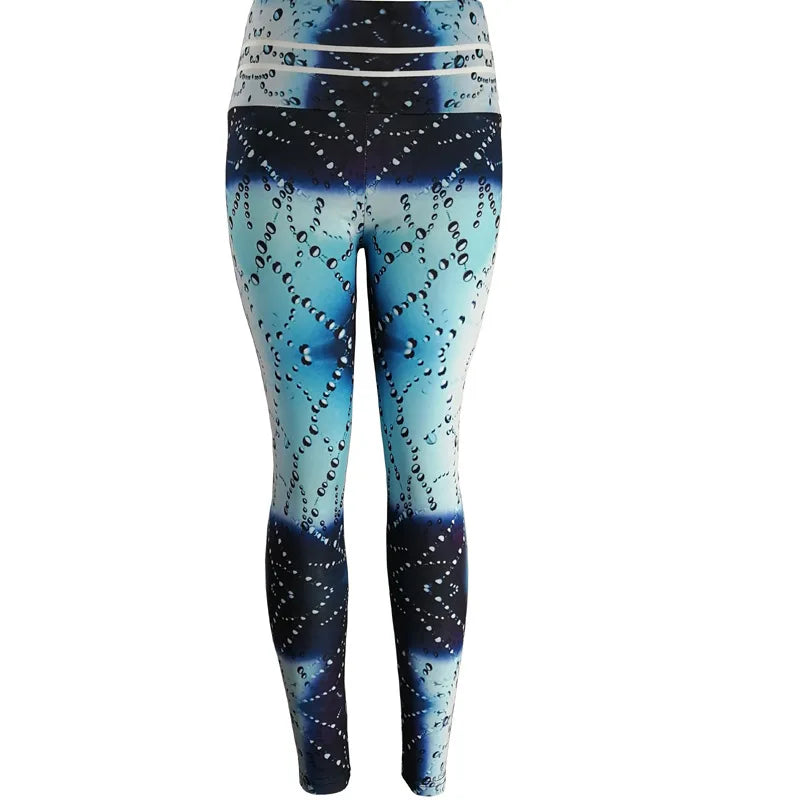 Chic High-Waist Printed Slim Fit Leggings for Women – Perfect for Travel, Sports, and Casual Wear