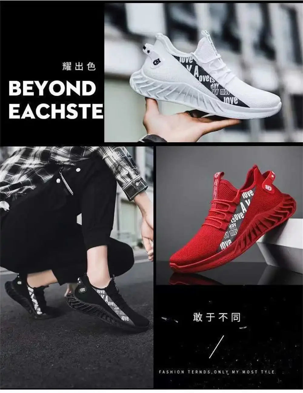 Luxury Men's Summer Sneakers - Round Nose Breathable Tennis Gym Casual Shoes