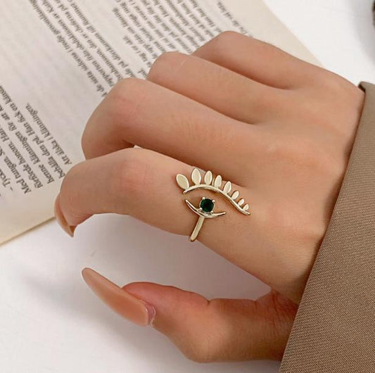 Customizable Retro-Inspired Adjustable Ring for Women