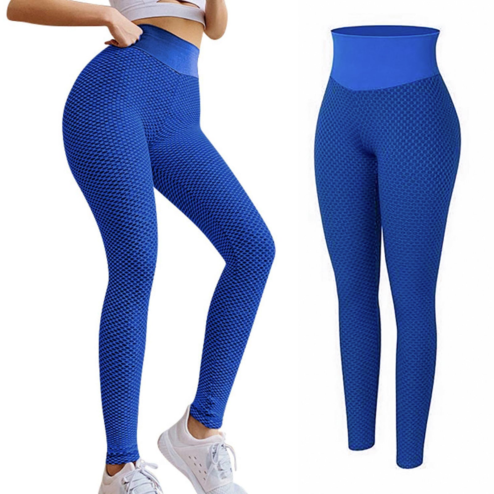 Sculpting High-Waist TIK Tok Leggings for Women - Plus Size Yoga & Workout Pants